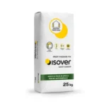Isover PROFI FASSADE FIX Adeziv pentru lipire și armare vată minerală bazaltică, de culoare gri, cu conținut de fibre de armare, clasa A1 de reacție la foc, la Depozit Sevacon, Mogosoaia-Bucuresti