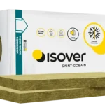 Isover PROFI FASSADE Plăci din vată minerală bazaltică cu fibră orientată paralel cu suportul destinate izolării termice și fonice a pereților exteriori în sistem ETICS (sau ”termosistem”).